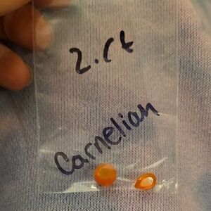 Appx 2ct (Combined) Carnelian Loose Gemstones